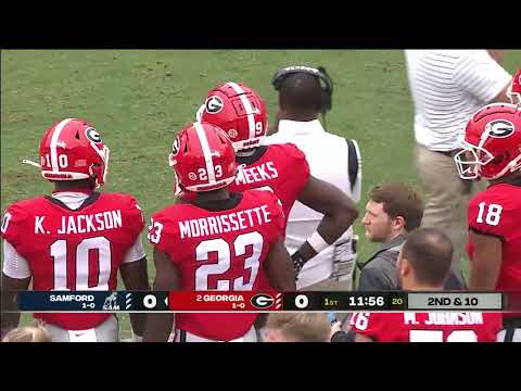 NCAAF 2022 Week #2 - Samford Bulldogs @ Georgia Bulldogs