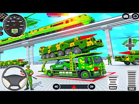 Us Military Truck Transport Game / Us Army Vehicle Transport Truck - Android Gameplay #2