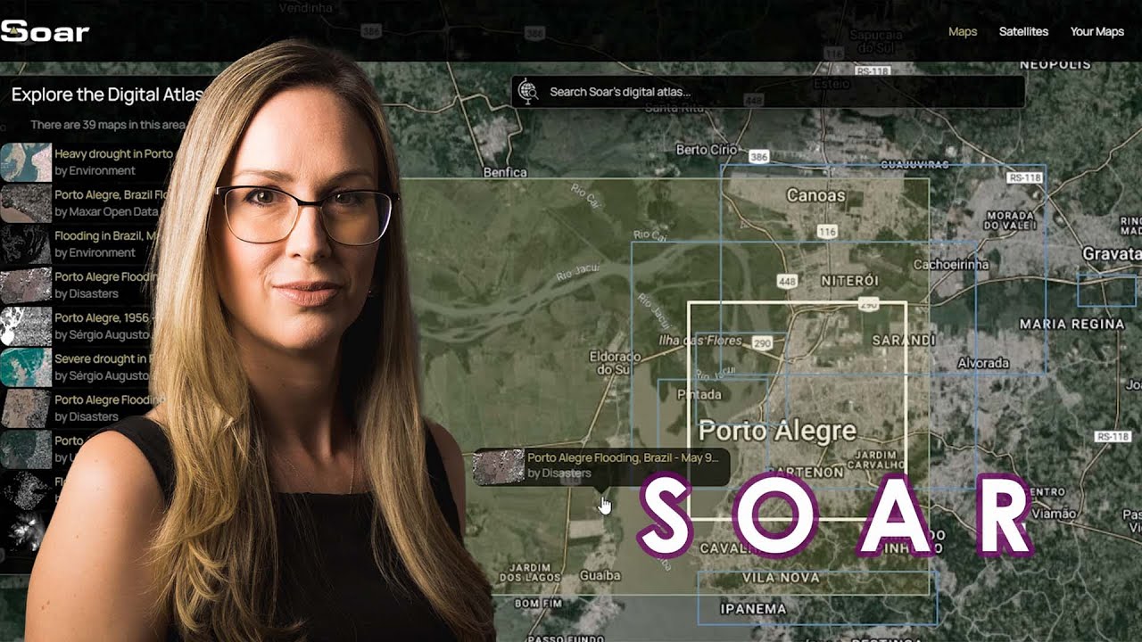 Soar Earth: Atlas de Mapas Digitais