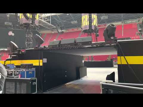 Metallica on stage production tour Amsterdam Arena 2023 #metallica #metontour #72seasons