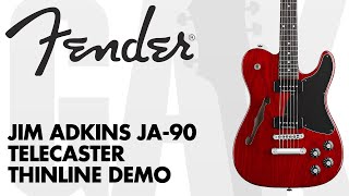 Fender - Jim Adkins JA-90 Thinline Telecaster Demo at GAK