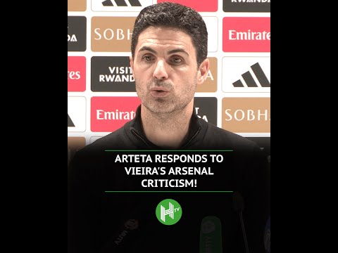 Arteta RESPONDS to Vieira's Arsenal CRITICISM 😲