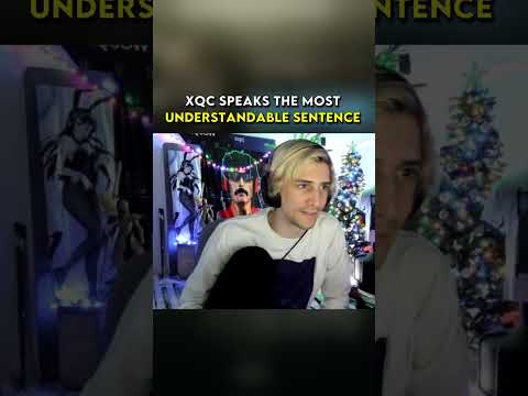 xQc Speaks Fluent Gibberish #shorts