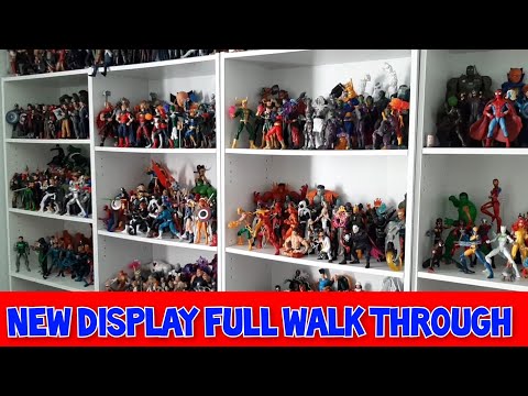 Action Figure Display Update- Full Look at the Final Display Set Up!