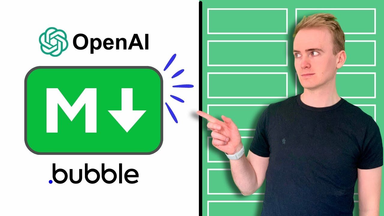 OpenAI, Markdown & Bubble.io thumbnail