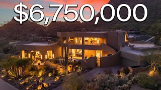 Touring a $6,750,000 MANSION With an Elevator in Scottsdale, Arizona