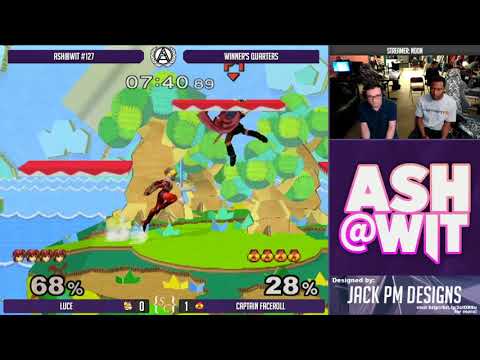 Luce (Fox) vs Captain Faceroll (Sheik) - ASH@WIT #127 Melee Winner's Quarters