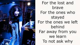Ray Toro - For The Lost and Brave / Lyrics