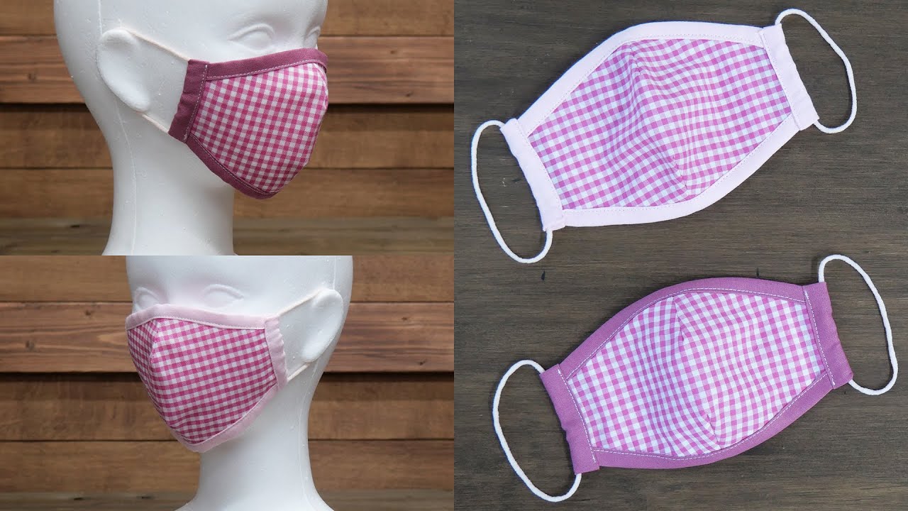 シンプルな立体マスクの簡単な作り方/夏用マスク/フィルターポケット/DIY Mask making/Filter pocket/Cómo hacer una máscara