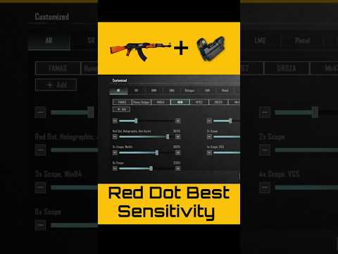 AKM no recoil sensitivity 😱 AKM Red Dot best sensitivity #pubgmobile #shorts #bgmi