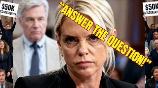 AG Bondi CLASHES with Sheldon Whitehouse Over $50K FBI Cash Allegation & Epstein File Questions