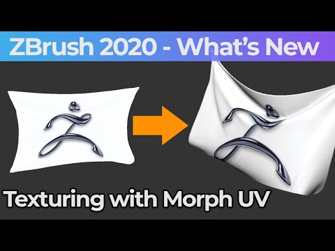 024 Zbrush 2020 Texturing With Morph UV
