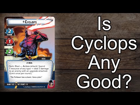 Cyclops Review for Marvel Champions X-Men