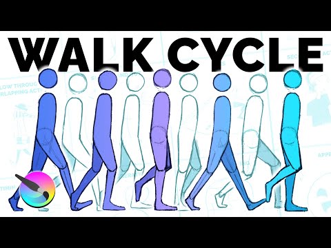 How to Animate the PERFECT Walk Cycle for Beginners in Krita