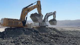 Excavators – Liebherr 984, Caterpillar 395,Cat 385C & Cat 365C in Action - Sotiriadis/Labrianidis 4k