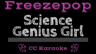 Freezepop   Science Genius Girl CC Karaoke Instrumental Lyrics