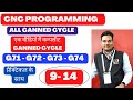 Complete Cnc Programming In One Video 8 14 Part 2 All Cnc Canned Cycle G71 G72 G73 G74