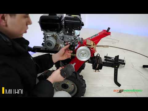 Как собрать ременной мотоблок