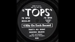 That&#39;s All Right/Dance With Me, Henry--Pat Patterson, 1954; Unknown, 1955