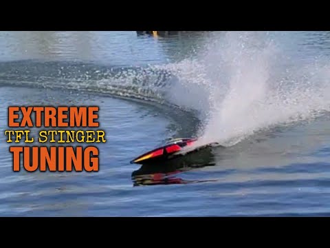 Playing With Stinger Angle & Telemetry Proboat Sonicwake V1 & V2 - Fast Rc Boat