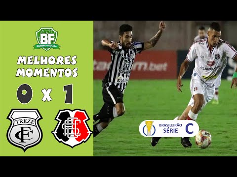 Treze PB 0 x 1 Santa Cruz | Brasileirão Série C 2020 | Melhores Lances | Barrinha Fechada.