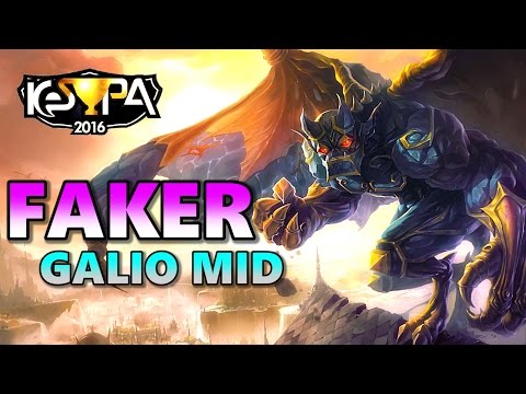 Faker picks Galio at 2016 KeSPA Cup