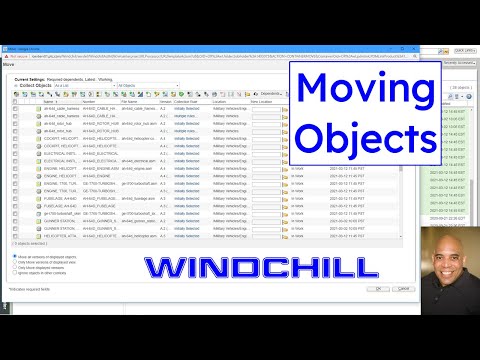 PTC Windchill - Moving Objects | Basics