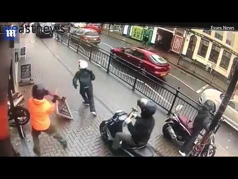 The moped gang who met their match: Have-a-go heroes chase off...