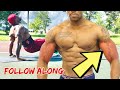 5 MINUTE BODYWEIGHT ARM WORKOUT + STRETCH - FOLLOW ALONG