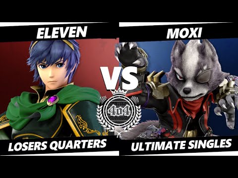 4o4 Smash Monthly 21 - GUMP2| Eleven (Marth, Roy, Shulk) vs fc| moxi (Wolf) - Losers Quarter-Final