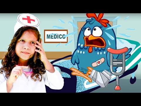 A Galinha Pintadinha QUEBROU O PÉ! 😳 | Alice e Bela