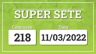 Capa de SUPER SETE 218
