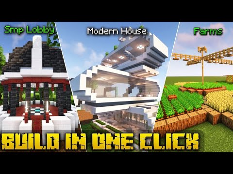 🔥 Build Any Structure in Minecraft with One Click! 😱