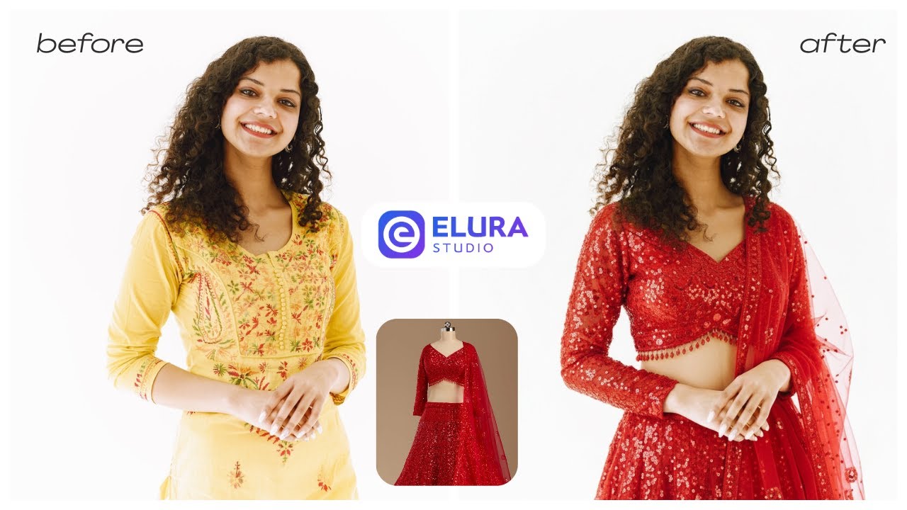 Elura Studio - Lehenga try-on video thumbnail