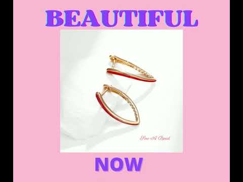 Red Wishbone Hoop Earrings - Sow A Bead https://www.sowabead.com/products/red-wishbone-hoop-earrings