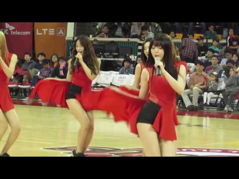 Be Ambitious내 다리를 봐  DalShabet 달샤벳 Live @  Halftime Show of KBL match