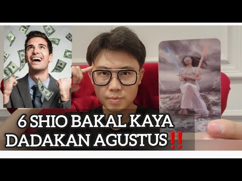 6 SHIO BAKAL KAYA MENDADAK BULAN AGUSTUS 2025 ‼️