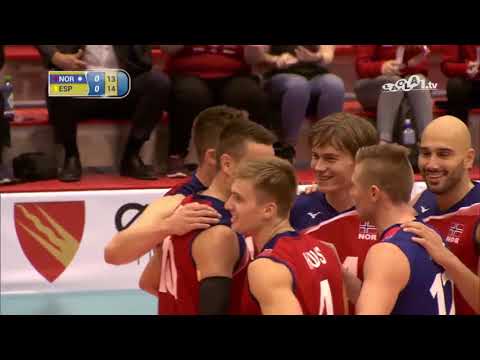 Jonas Kvalen completes Norwegian comeback with a hammer | #EuroVolley 2019