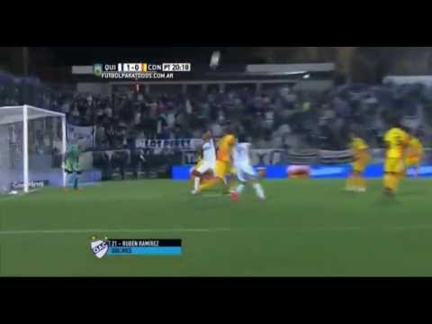 Gol de Rubén Ramírez Quilmes 1-0 Crucero del Norte