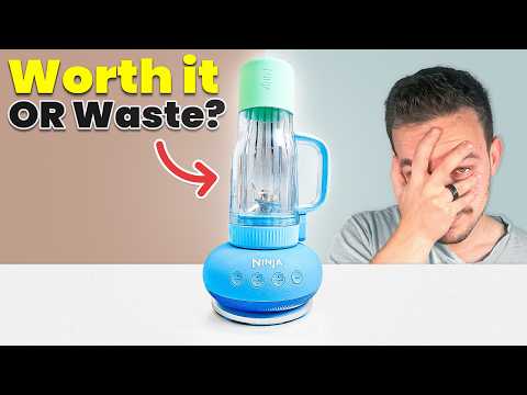 Ninja Blendboss™ | Personal Blender for Smoothies & Frozen Drinks | 26oz Travel Tumbler with LeakProof Lid, Chug Spout & Detachable Straw | Auto-iQ Technology | Stone Mint | DB351ST video review thumbnail