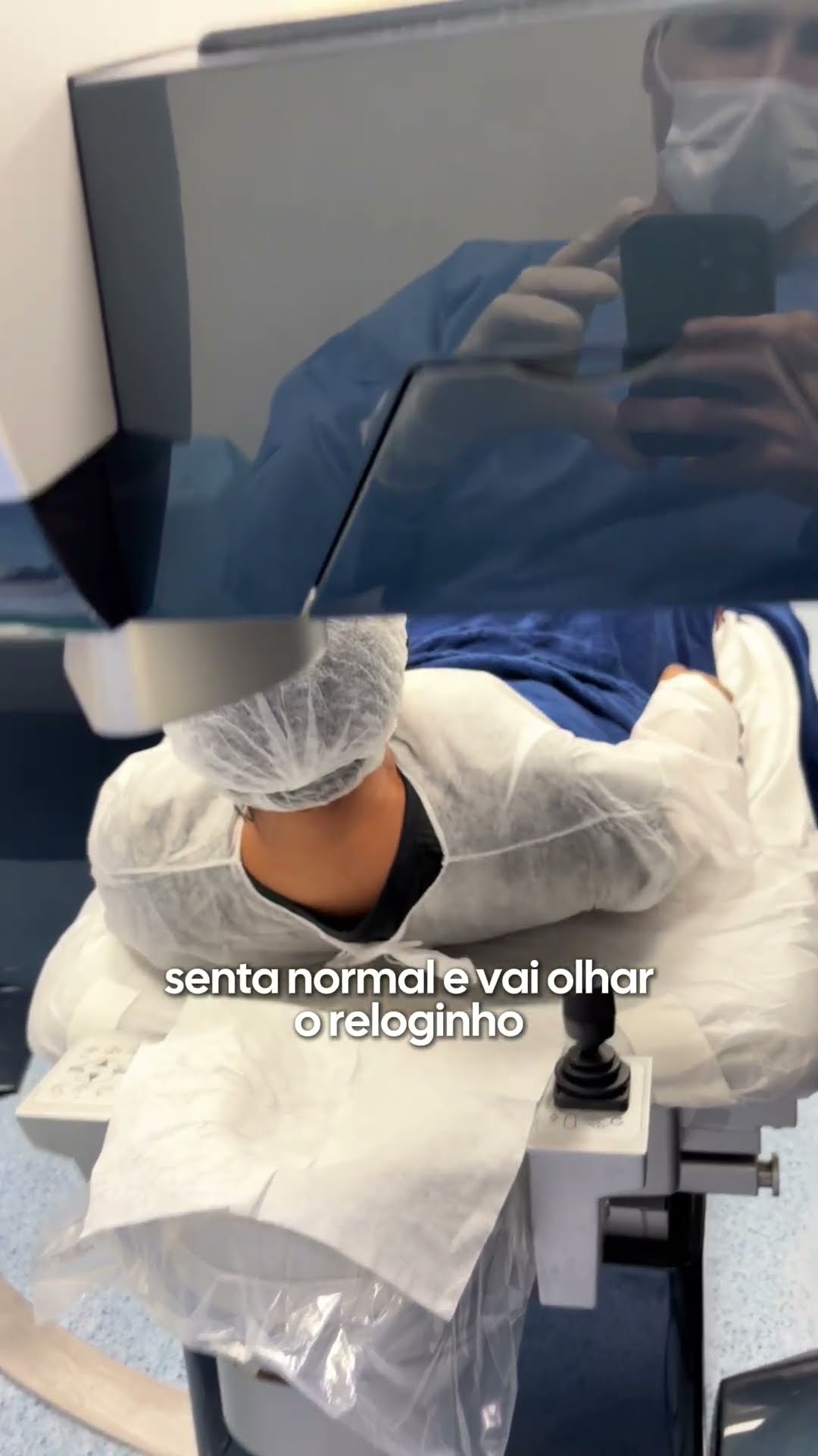 Antes e depois da cirurgia refrativa - resultado de paciente