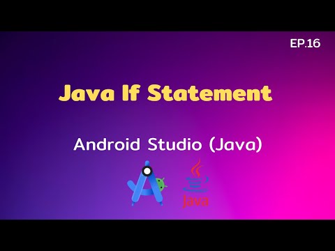 Android Studio Tutorial Ep 16 Java If Statement Control C