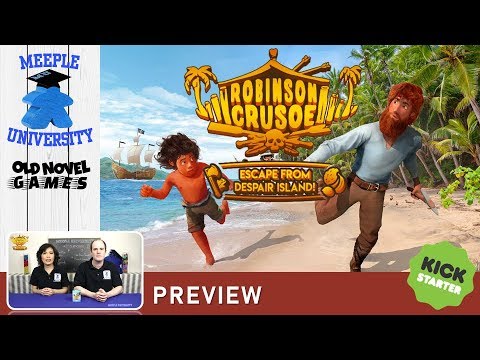 Robinson Crusoe Escape from Despair Island Board Game – Kickstarter Preview