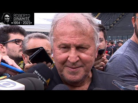 DURANTE VELÓRIO DE DINAMITE, ZICO RELEMBRA DUELOS ENTRE FLAMENGO E VASCO E EXALTA AMIZADE CRIADA