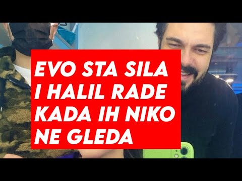 EVO STA SILA I HALIL RADE KADA IH NIKO NE VIDI - Isplivala slika sa seta