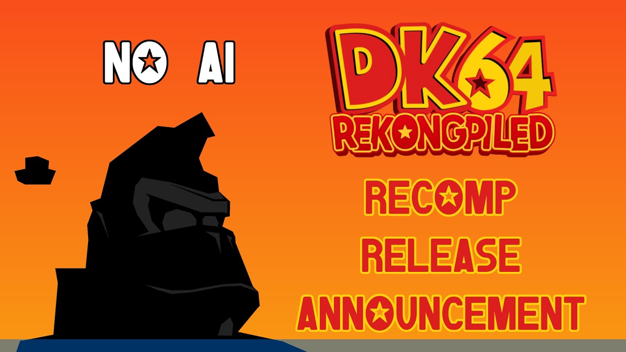 DK64 RECOMP RELEASE ANNOUNCEMENT - YouTube