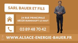 preview picture of video 'SARL BAUER ET FILS : Chauffage et climatisation à BURNHAUPT LE HAUT 68'