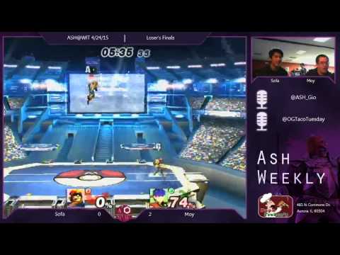 PM Loser's Finals ASH@WIT 4/24/15 - Sofa (Falcon) vs Moy (Ike)