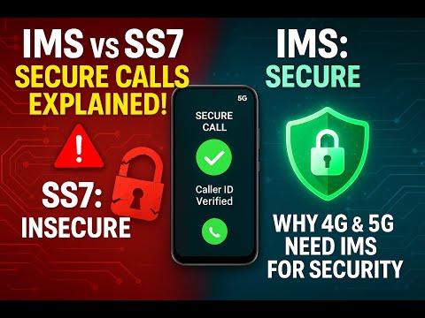 Why 4G & 5G Need IMS | How IMS Secures Voice Calls vs SS7 Explained Simply