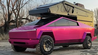 Tesla Cybertruck Camper Van 2027, Konsep Kendaraan Petualang Listrik Masa Depan 